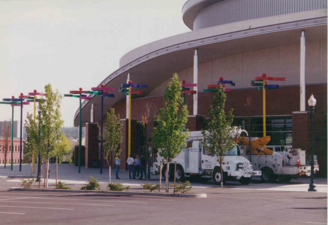 Spokane Arena Flags